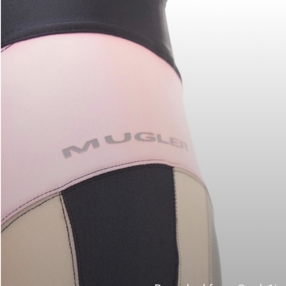 Mugler - Spiral Panels Leggings